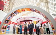 Top legislator inspects preparations for exhibition on N.A.’s 80-year history